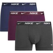 Nike Bokserit 3-pack - Musta/Navy/Bordeaux/Harmaa