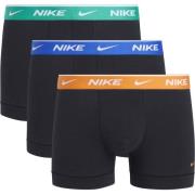 Nike Bokserit 3-pack - Musta/Bright Mandarin/Sininen/Vihreä