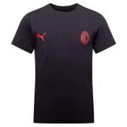 AC Milan T-paita Essentials - Musta/For All Time Red Lapset