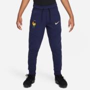 Ranska Collegehousut NSW Tech Fleece EURO 2024 - Sininen/Kulta Lapset