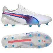 PUMA King Ultimate FG/AG Formula - Valkoinen/Sininen/Flat Light Gray/P...