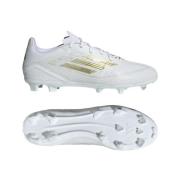 adidas F50 League FG/AG Day Spark - Valkoinen/Kulta/Valkoinen