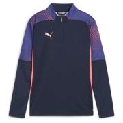 PUMA Harjoituspaita IndividualFINAL 1/4 vetoketju - Club Navy/Dark Ame...