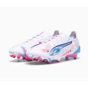 PUMA Ultra 5 Ultimate FG Volume Up - Valkoinen/Sininen/Poison Pink/Fiz...